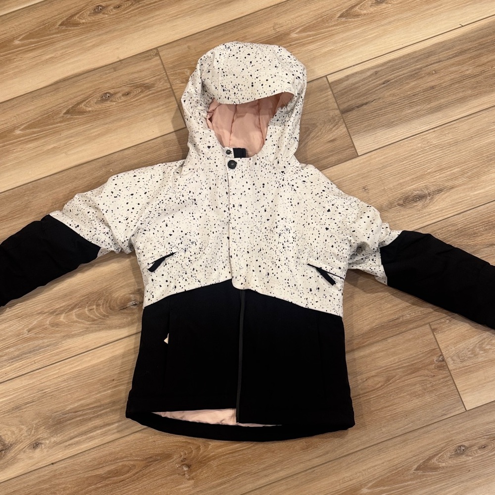 All in Motion Kids' Black and White snowcoat